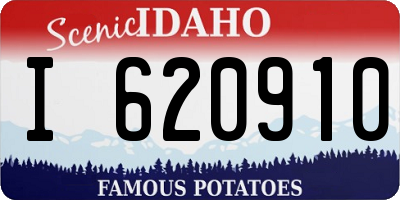 ID license plate I620910