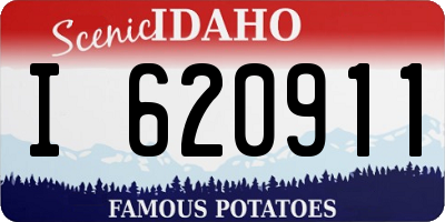ID license plate I620911