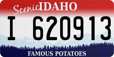 ID license plate I620913