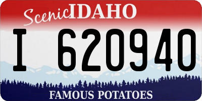ID license plate I620940