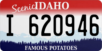 ID license plate I620946