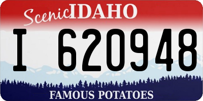 ID license plate I620948
