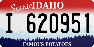 ID license plate I620951