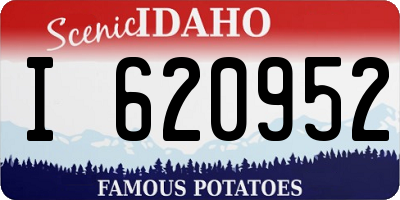 ID license plate I620952