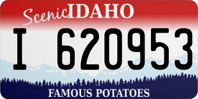 ID license plate I620953