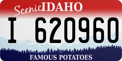 ID license plate I620960