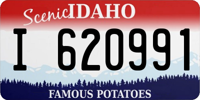 ID license plate I620991