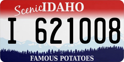 ID license plate I621008