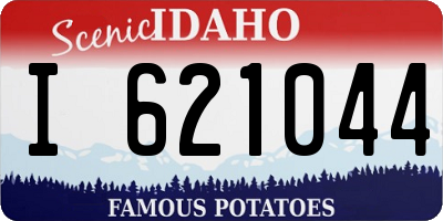 ID license plate I621044