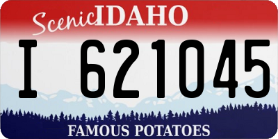 ID license plate I621045
