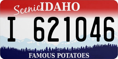 ID license plate I621046