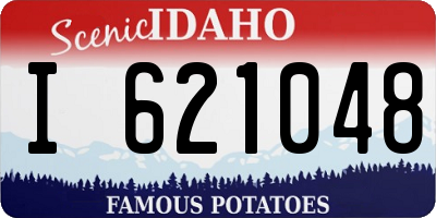 ID license plate I621048