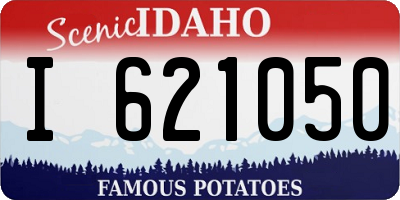 ID license plate I621050