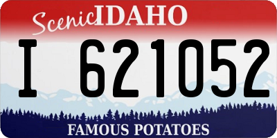 ID license plate I621052
