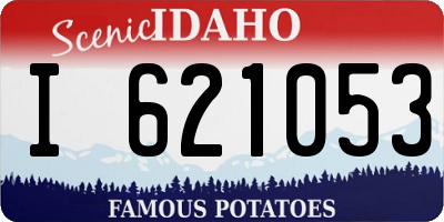 ID license plate I621053
