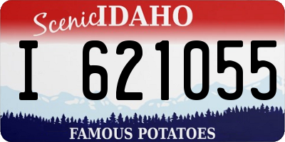 ID license plate I621055