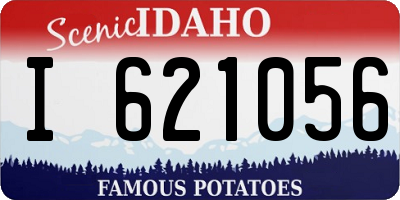 ID license plate I621056