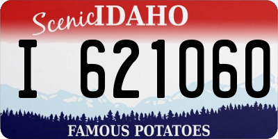 ID license plate I621060