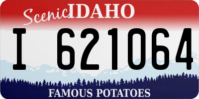 ID license plate I621064