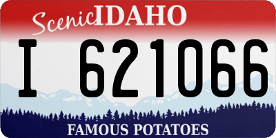 ID license plate I621066