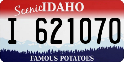 ID license plate I621070