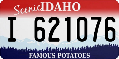 ID license plate I621076