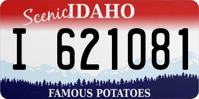ID license plate I621081