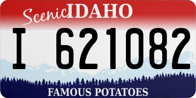 ID license plate I621082