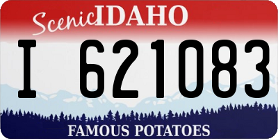 ID license plate I621083