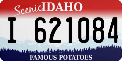 ID license plate I621084