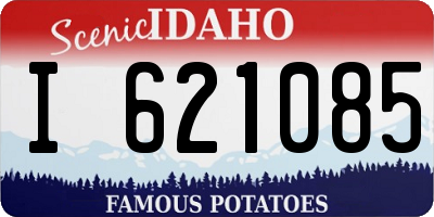 ID license plate I621085