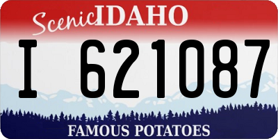 ID license plate I621087