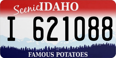 ID license plate I621088