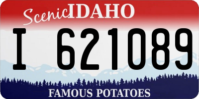ID license plate I621089
