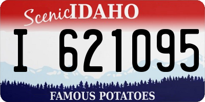 ID license plate I621095