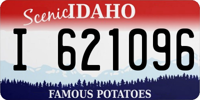ID license plate I621096