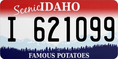ID license plate I621099
