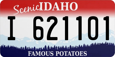 ID license plate I621101