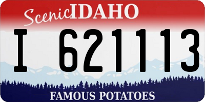 ID license plate I621113
