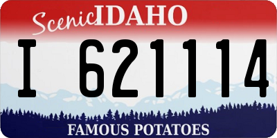 ID license plate I621114