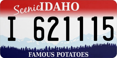 ID license plate I621115