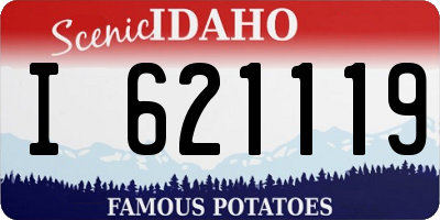 ID license plate I621119