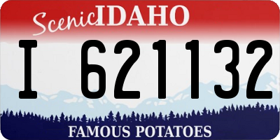 ID license plate I621132