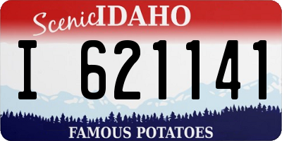 ID license plate I621141