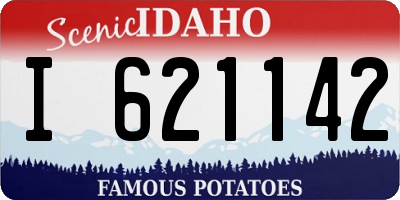 ID license plate I621142