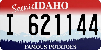 ID license plate I621144