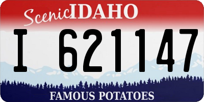 ID license plate I621147