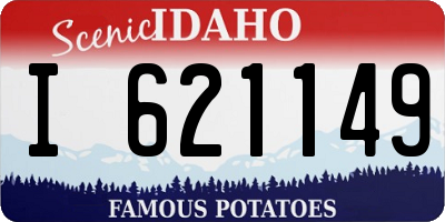 ID license plate I621149