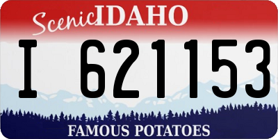 ID license plate I621153