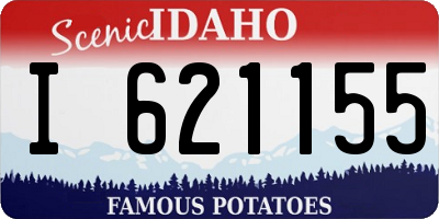ID license plate I621155